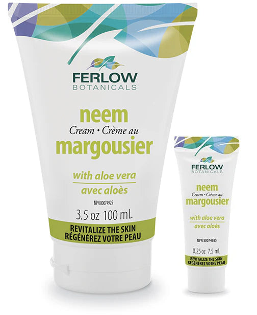 Crème au Margousier (Neem Cream) avec aloès - Ferlow Botanicals